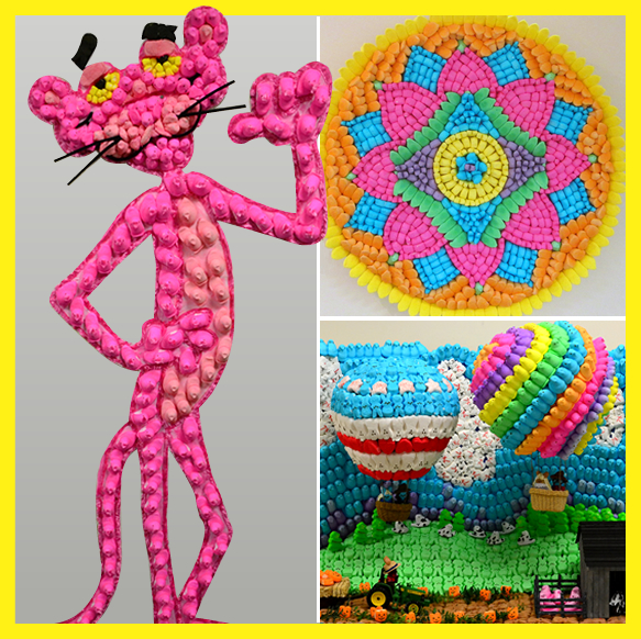 Several images of various PEEPS inspired crafts