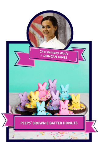 PEEPS® Brownie Batter Donuts