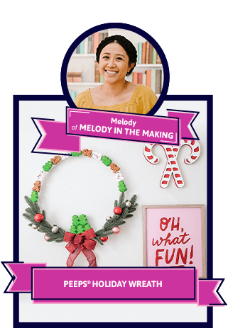 PEEPS® Holiday Wreath – Melody in the Making