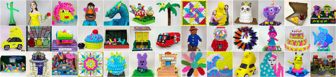 diorama_banner Grid of various art projects using Peeps