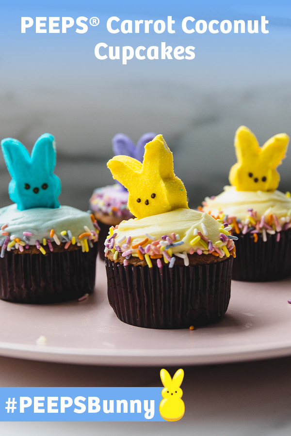 PEEPS® Carrot-Coconut Cupcakes Recipe