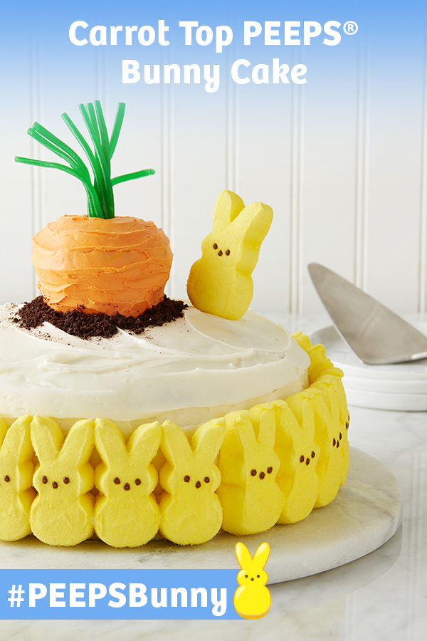 PEEPS<sup>®</sup> Carrot Top Bunny Cake Recipe