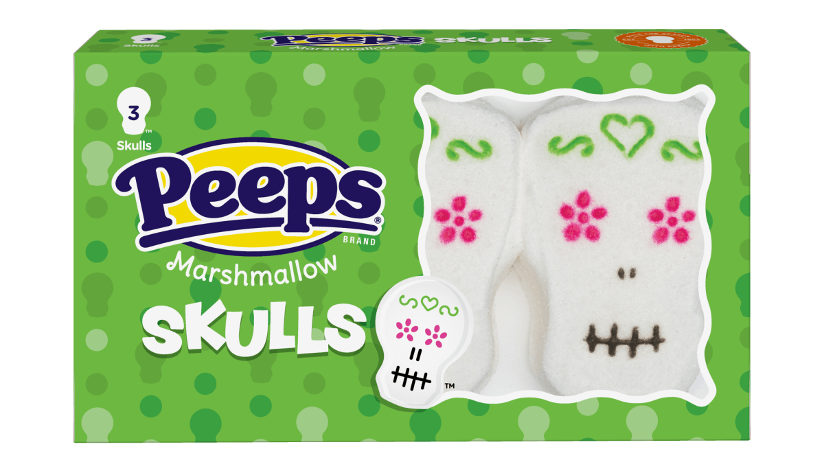 Peeps Marshmallow Skulls 3 count pack