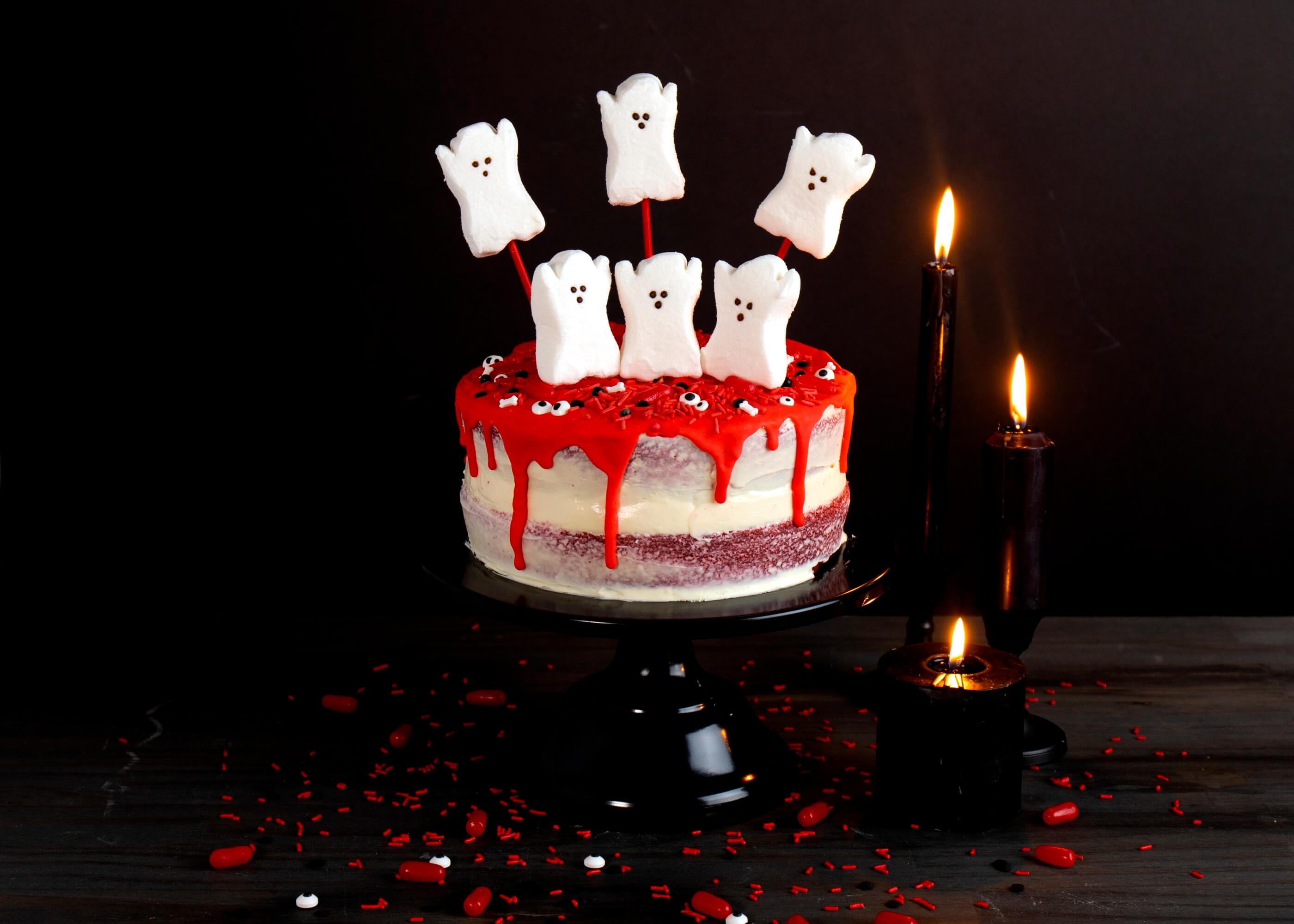 PEEPS® Halloween Red Velvet Layer Cake