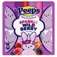 Peeps marshmallow wild berry flavored 8 count package