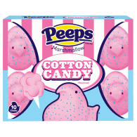 Peeps cotton candy chicks 10 count package