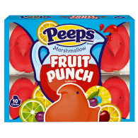 Peeps fruit punch chicks 10 count package