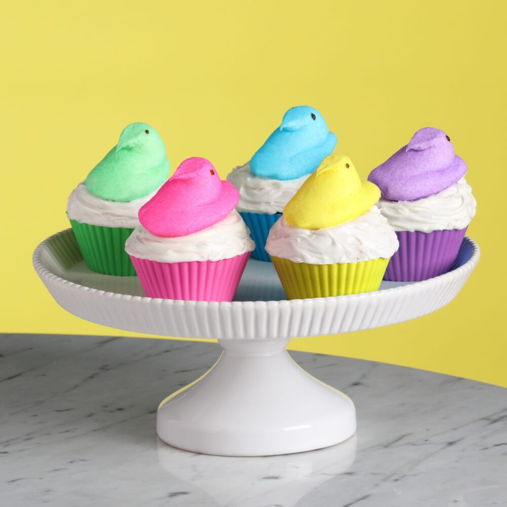 PEEPS® Rainbow Cupcakes