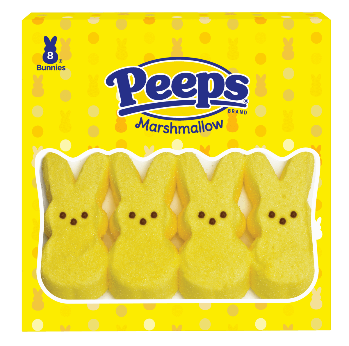 Peeps Yellow Bunnies 8 count pack