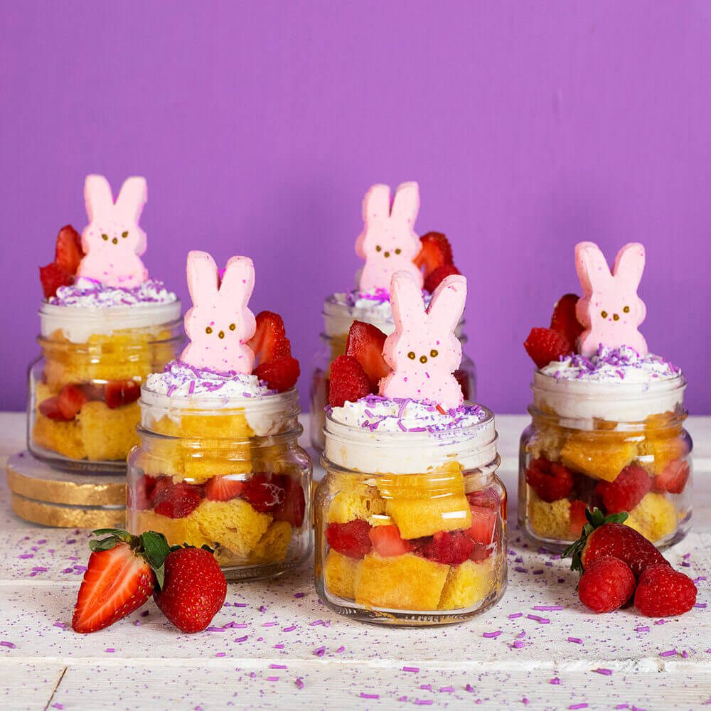 PEEPS® Berry Shortcake Cups