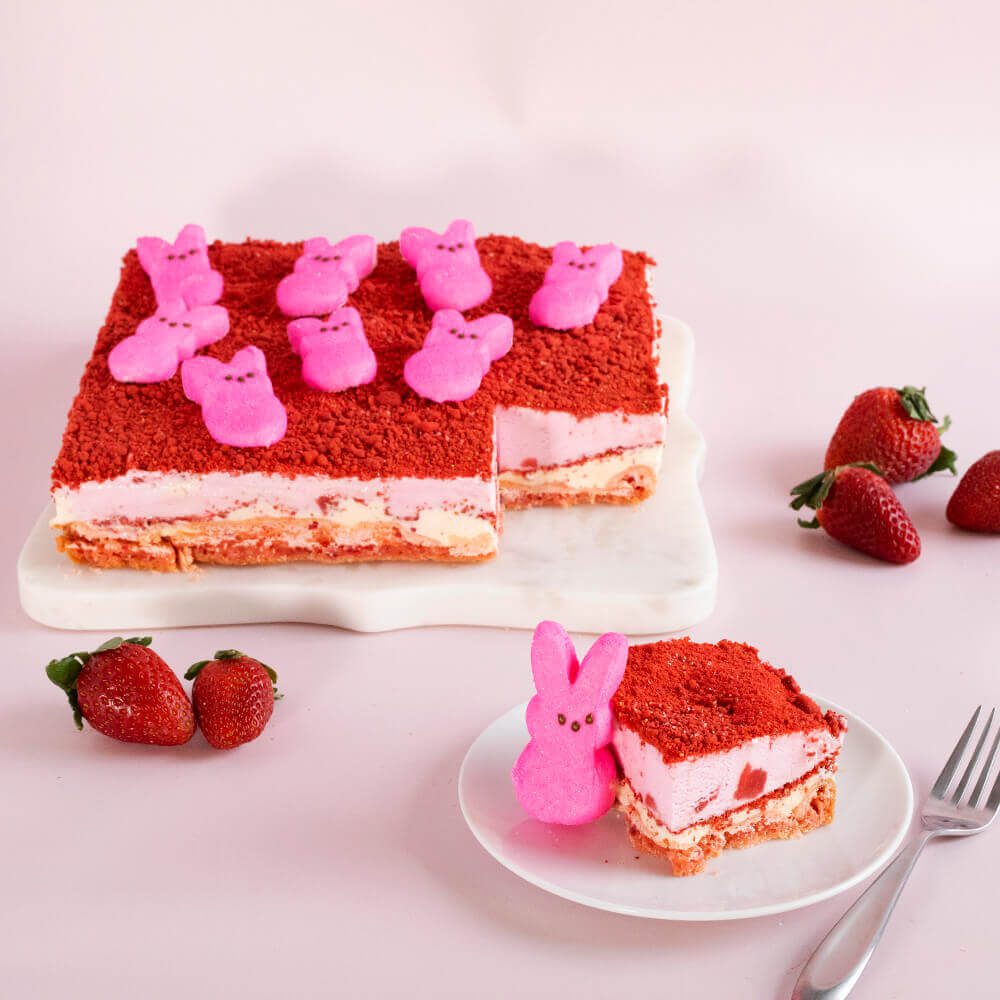 Strawberry PEEPS<sup>®</sup> Ice Cream Cake