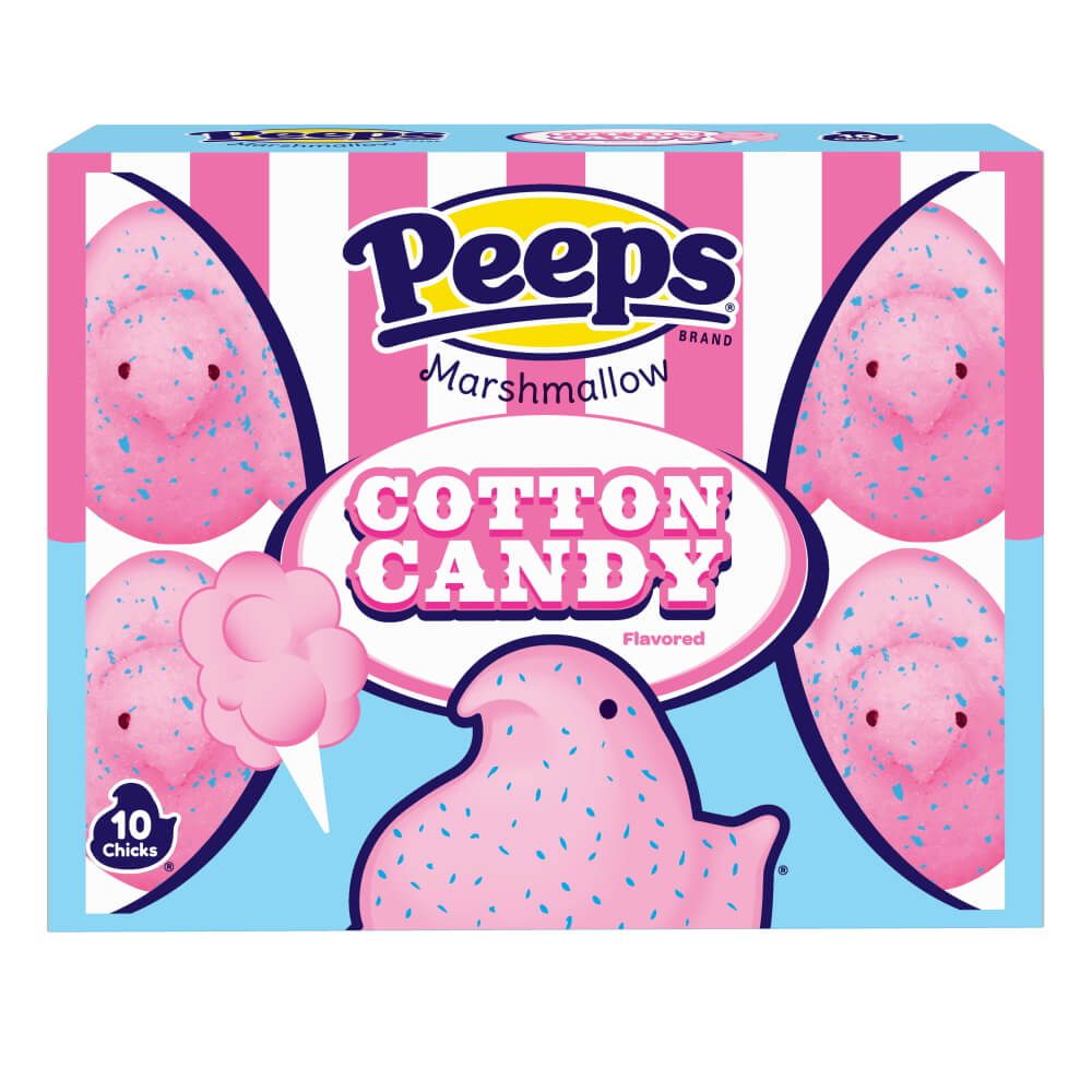Peeps Cotton Candy Chicks 10 count pack
