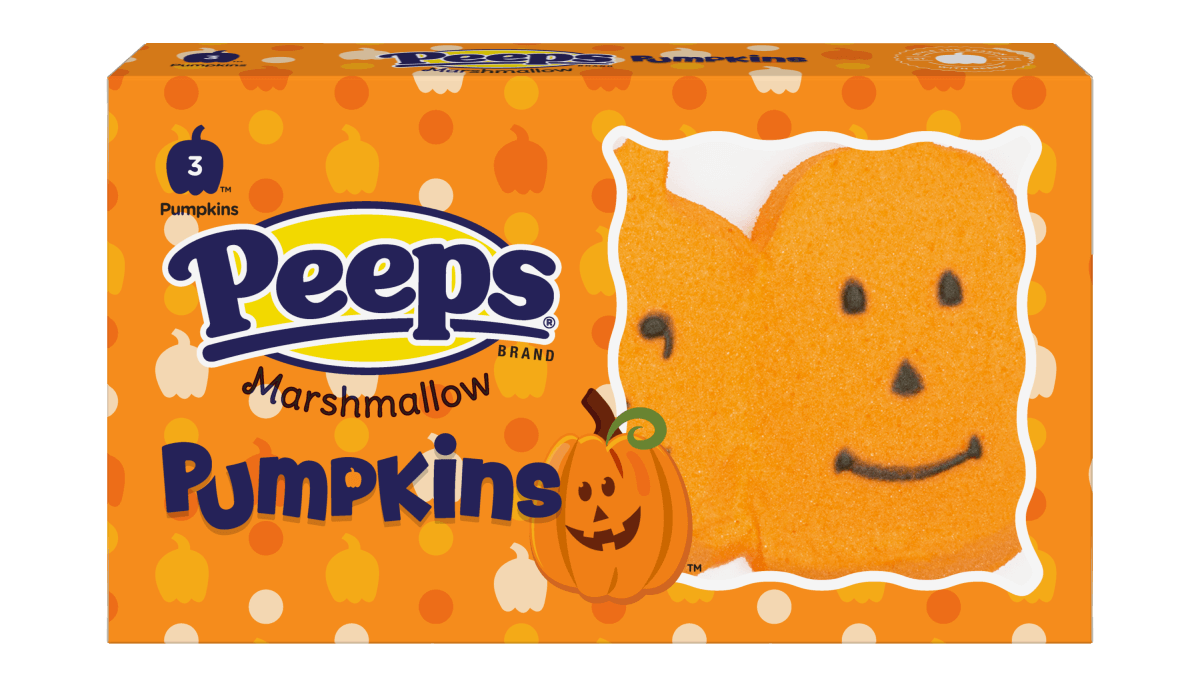 Peeps Marshmallow Pumpkins 3 count pack