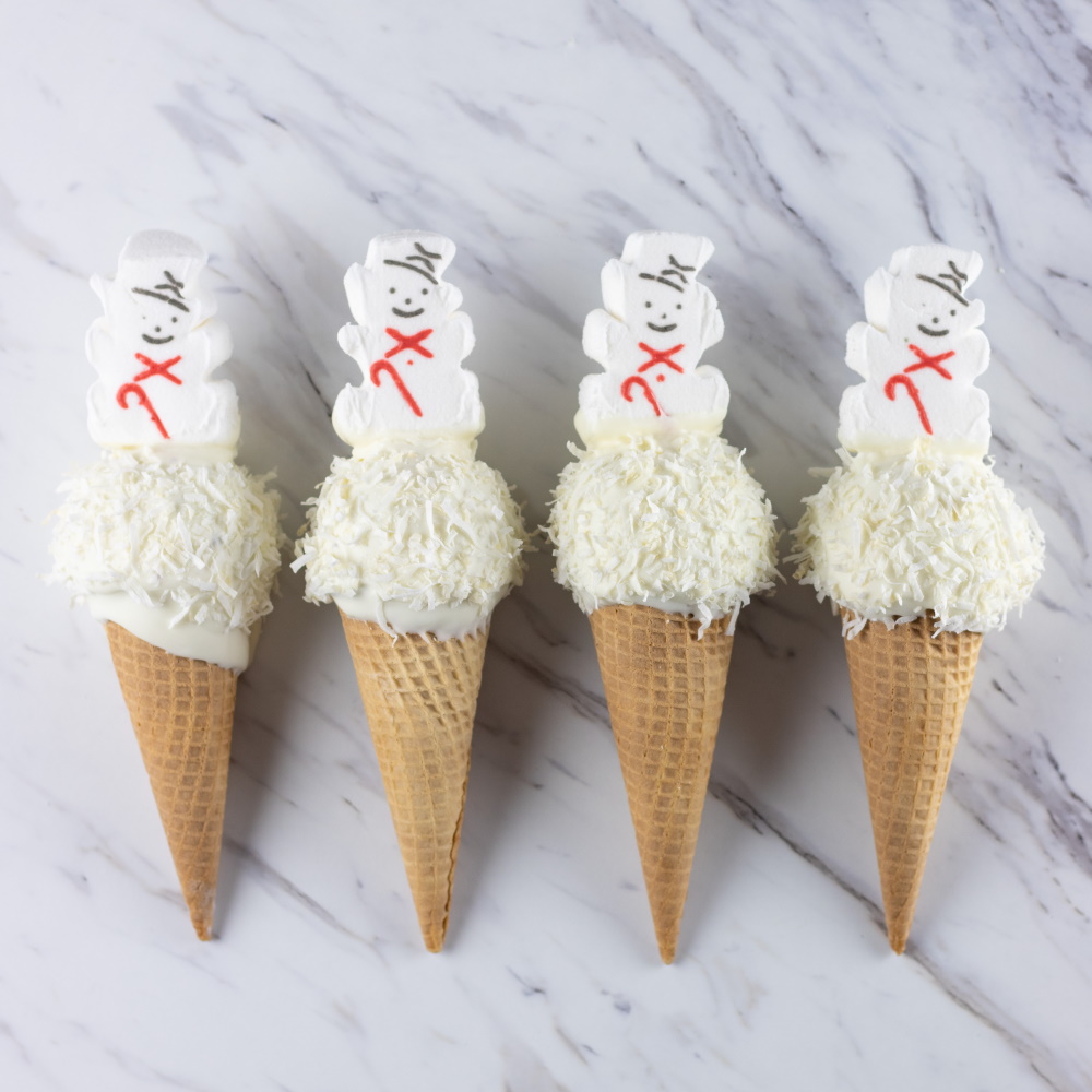 Joy Cone/PEEPS<sup>®</sup> Marshmallow Snowmen Snow Cones