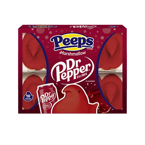 10CTCHKDRPEPPER1-500 Dr Pepper Flavored Peeps