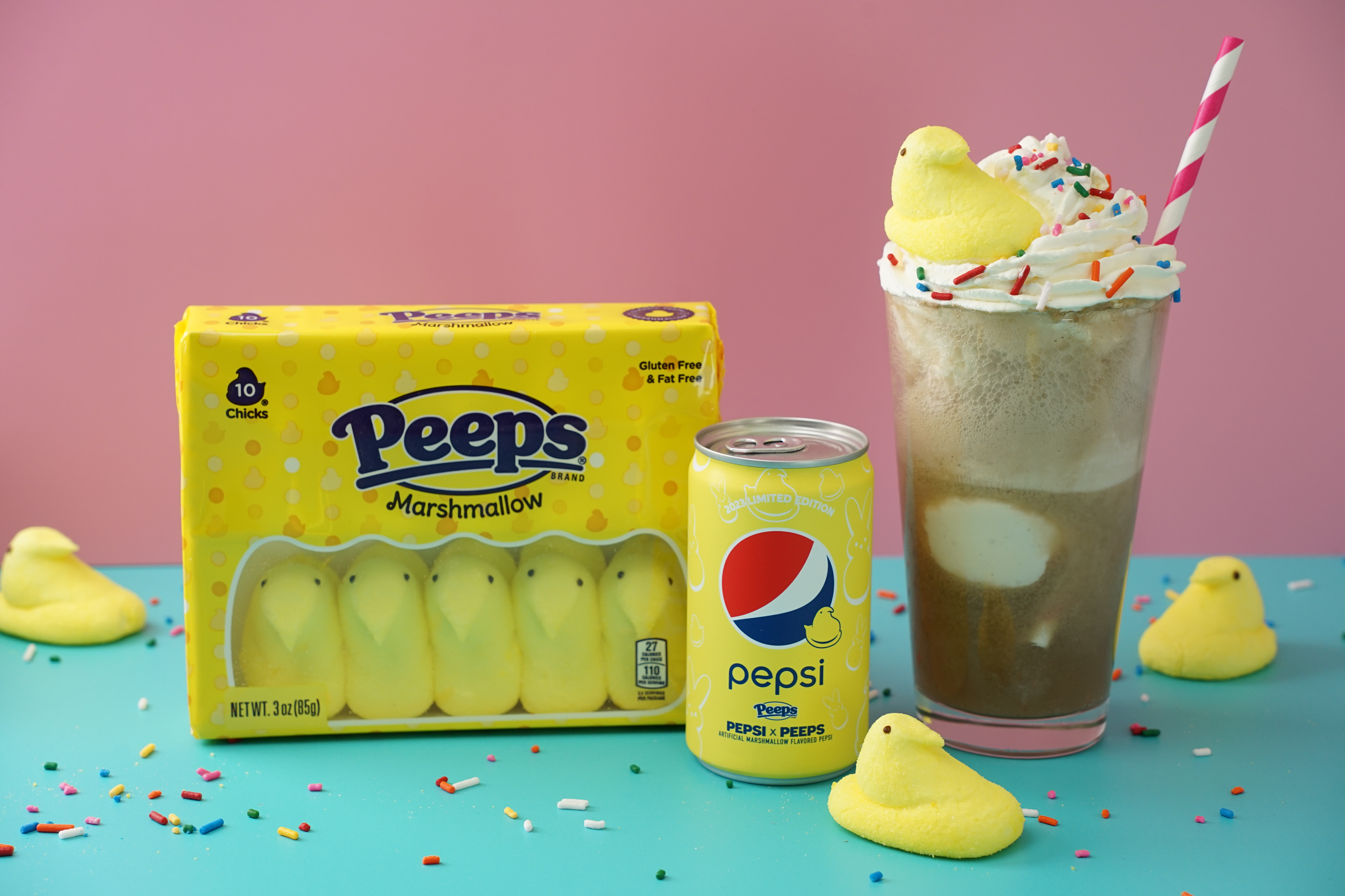 PEPSI<sup>®</sup> x PEEPS<sup>®</sup> Ice Cream Float