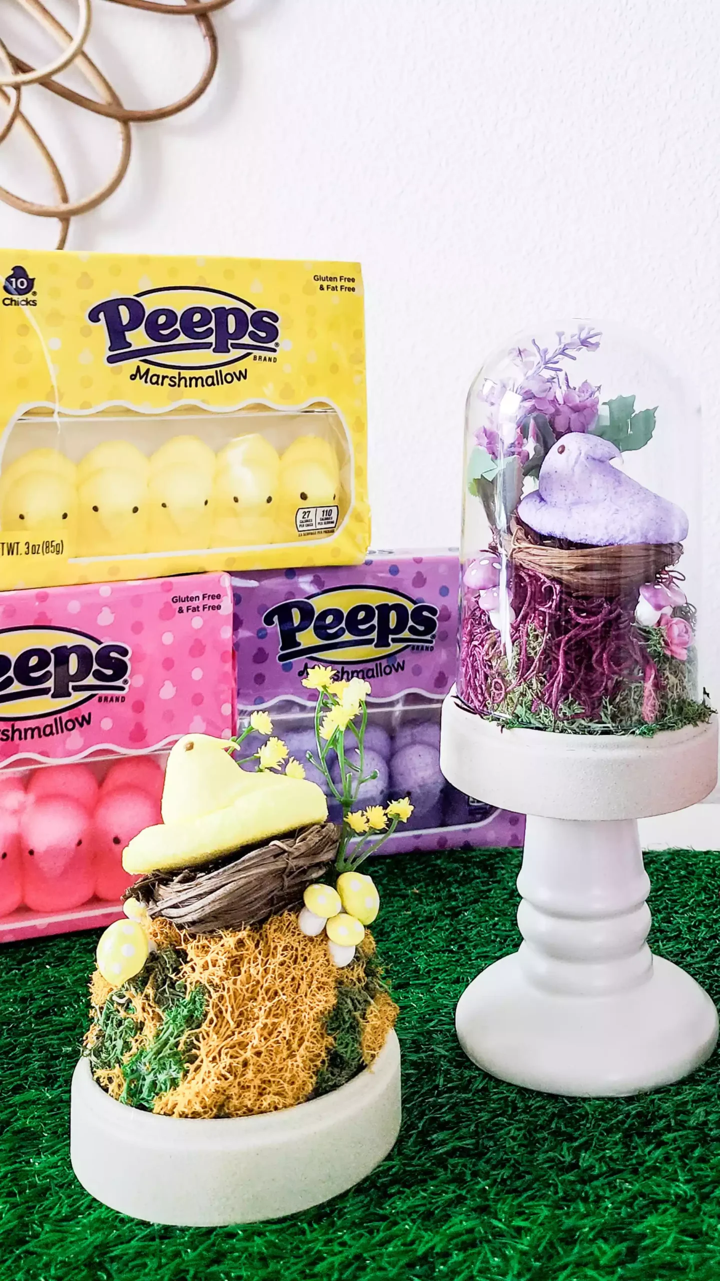 PEEPS® DIY Cloche Centerpiece