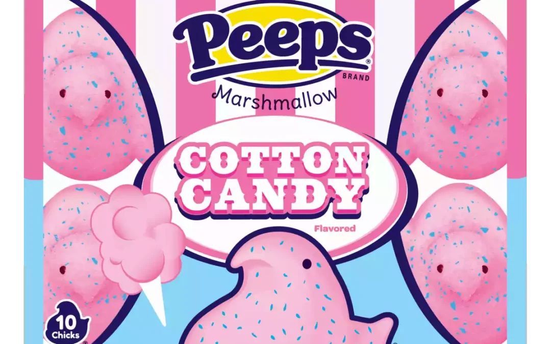 Cotton Candy Flavored Marshmallow Chicks