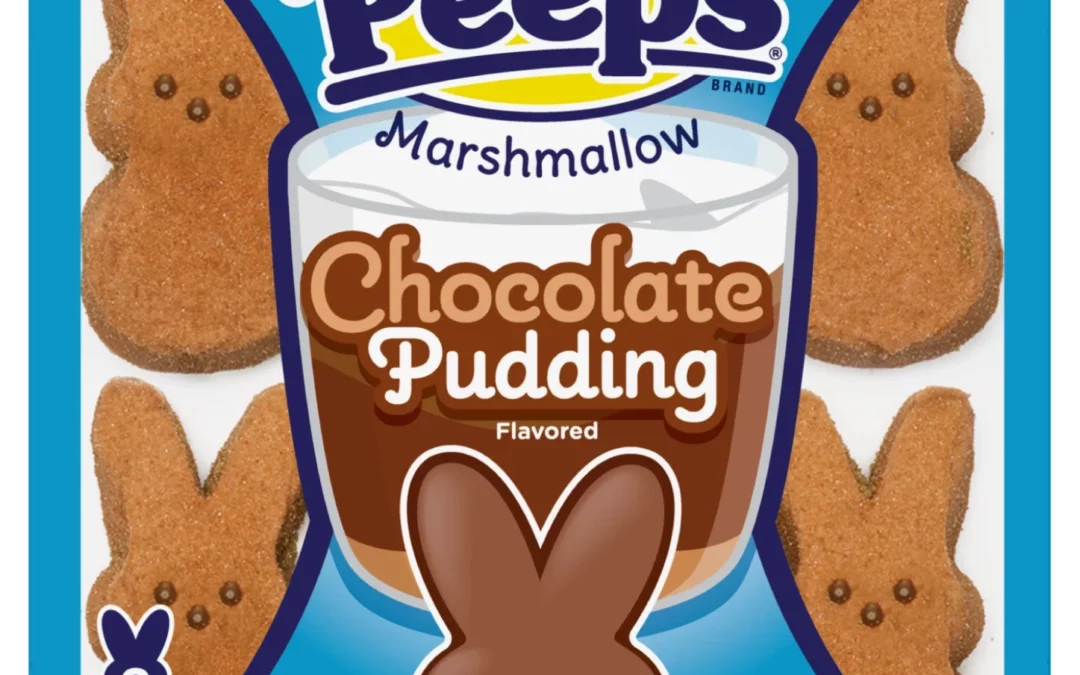 PEEPS&reg; Chocolate Pudding Flavored Bunnies